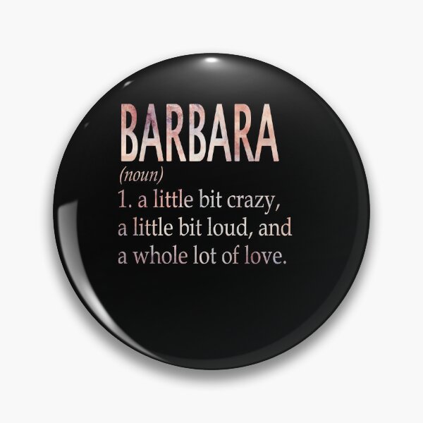 Artikelvorschau, Definition des Mädchennamens Barbara entworfen und verkauft von Alexmdast.