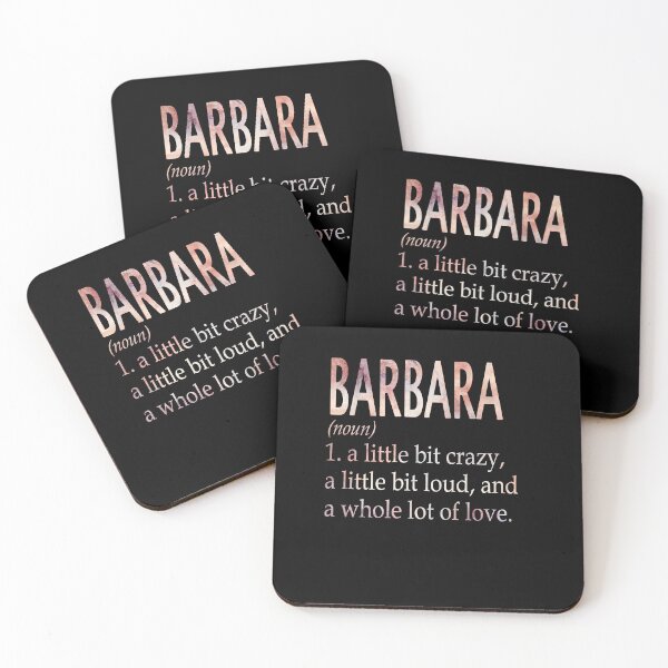 Artikelvorschau, Definition des Mädchennamens Barbara entworfen und verkauft von Alexmdast.