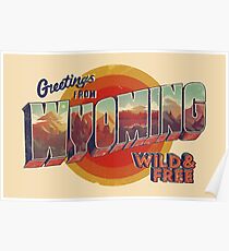 Firewatch - Greetings from Wyoming Poster