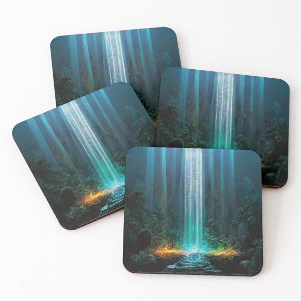 Item preview, Inner Earth Light Portals - Under the Enchanted Forest 42 designed and sold by StarbuckLight.