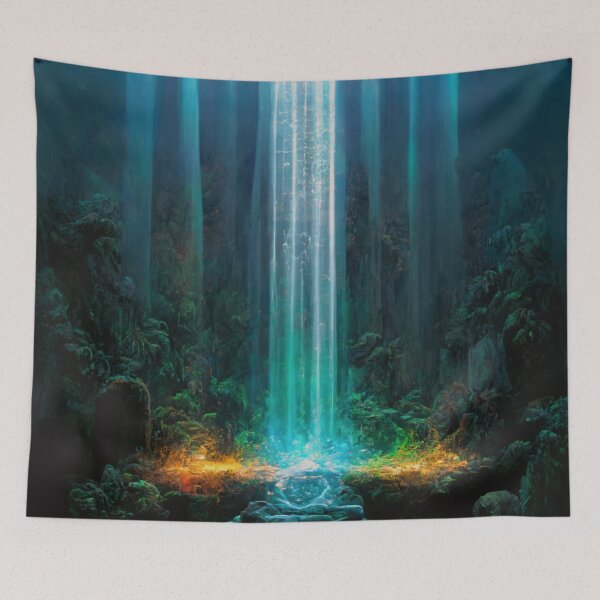 Item preview, Inner Earth Light Portals - Under the Enchanted Forest 42 designed and sold by StarbuckLight.