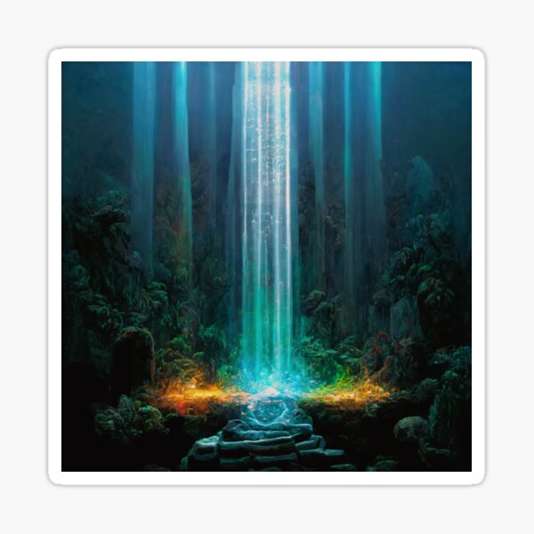 Item preview, Inner Earth Light Portals - Under the Enchanted Forest 42 designed and sold by StarbuckLight.