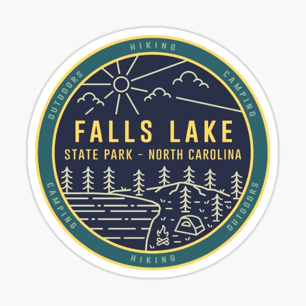 Item preview, Falls Lake State Park Sketch Logo designed and sold by VanyaKar.