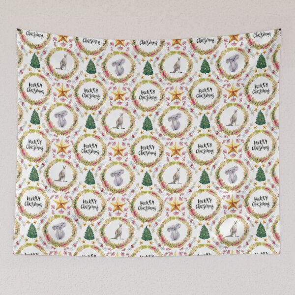Item preview, Merry Christmas - An Australian Christmas Print designed and sold by Annalee Beer.