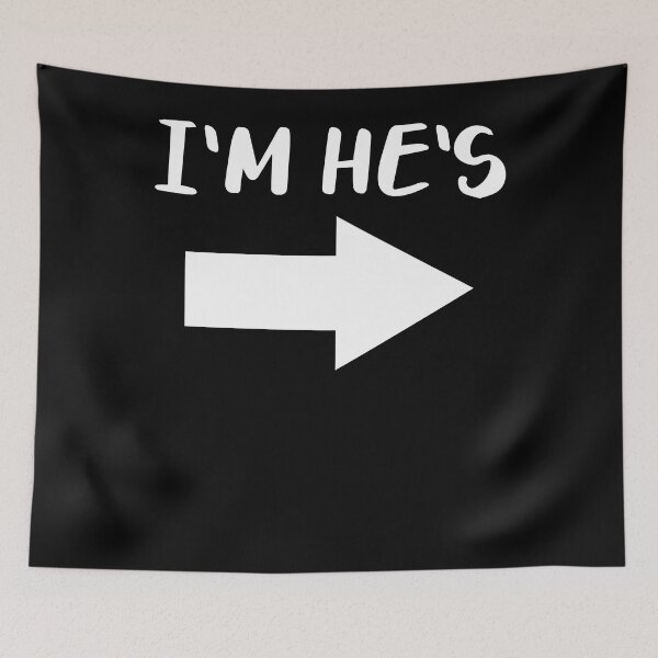 Item preview, Im Hes Funny Parody Couple  designed and sold by ellariaborm.