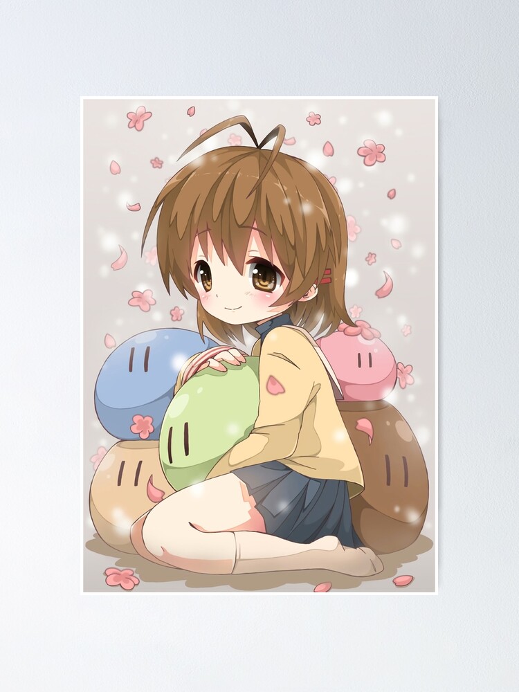 Clannad anime poster Nagisa Furukawa Poster for Sale by wazzaah