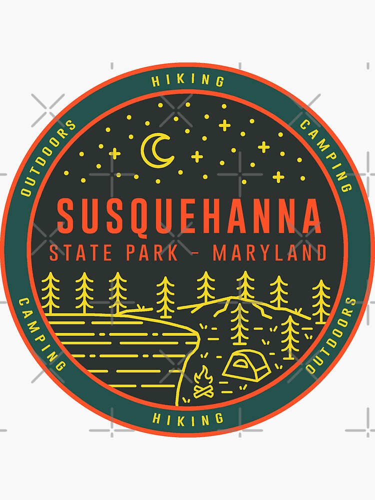 Susquehanna State Park Sketch Logo