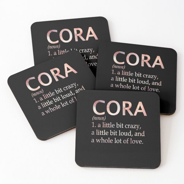 Item preview, Cora Girl Name Definition designed and sold by Reggiewaz.