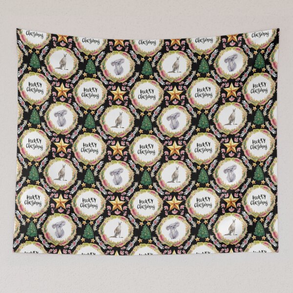 Item preview, Merry Christmas - An Australian Christmas Print designed and sold by Annalee Beer.