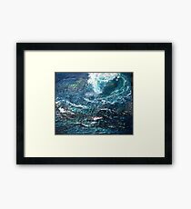 Night Sea Framed Print