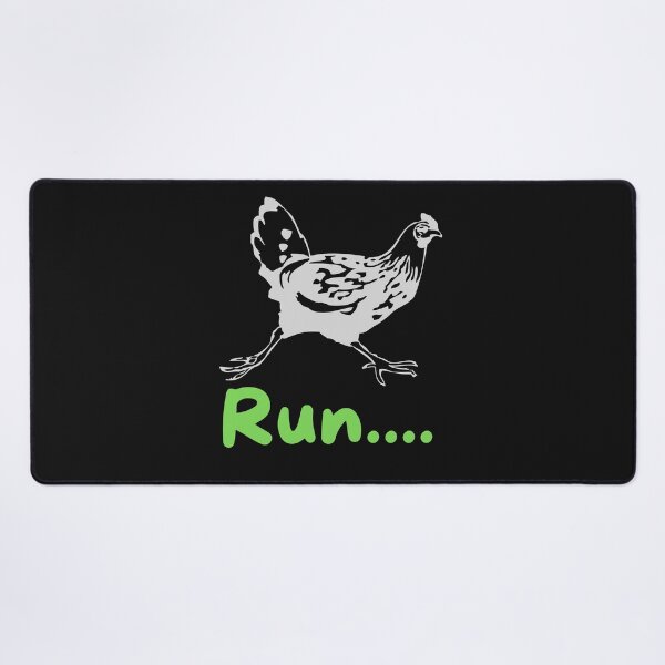 Item preview, Funny Running Chicken meme illustration designed and sold by garniturex.