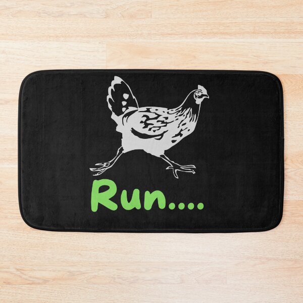 Item preview, Funny Running Chicken meme illustration  designed and sold by garniturex.
