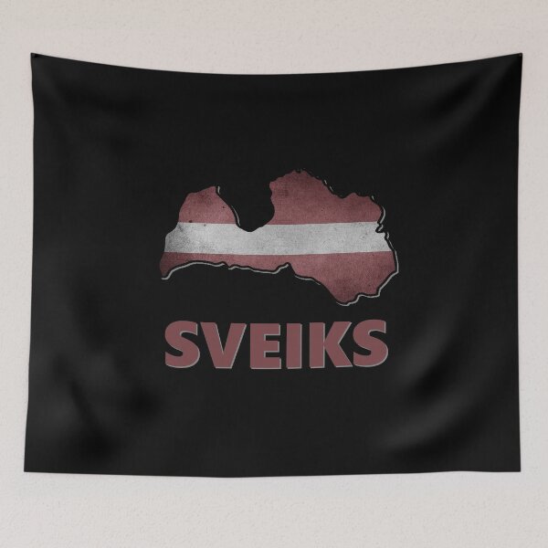 Item preview, Sveiks - Latvian Pride (word for hello, goodbye, cheers...) designed and sold by WennsdaysChild.
