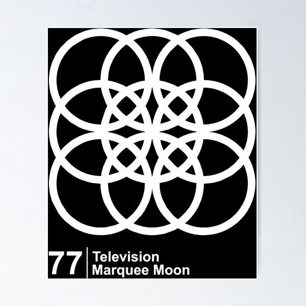 Television marquee moon Poster for Sale by BrianLevno6
