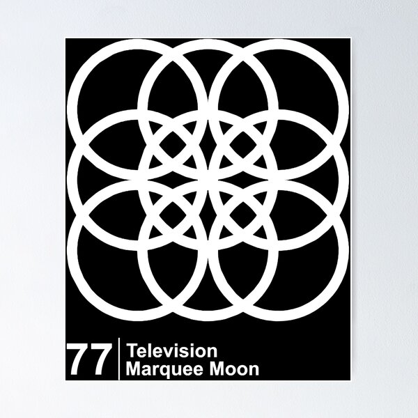 Television marquee moon Poster for Sale by AngelinaFShoaf