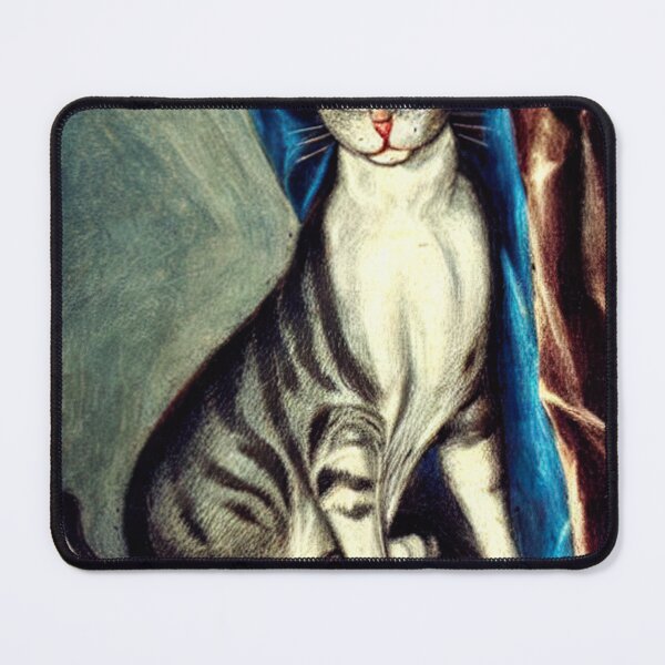 Item preview, Cat portrait painting designed and sold by FineArtLoverr.