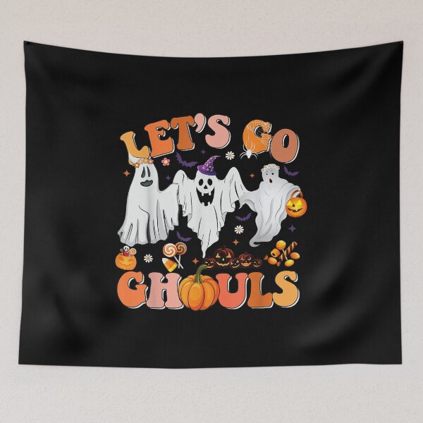 Item preview, Let's Go Ghouls Spooky Season Halloween Groovy Ghost Costume designed and sold by Nicholaswikstro.