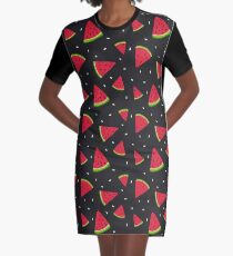 fitted graphic t shirt dress