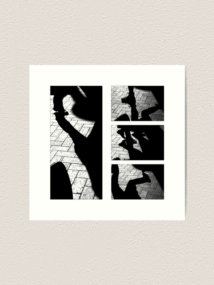 Alternate view of Just watching ... the city jive Art Print