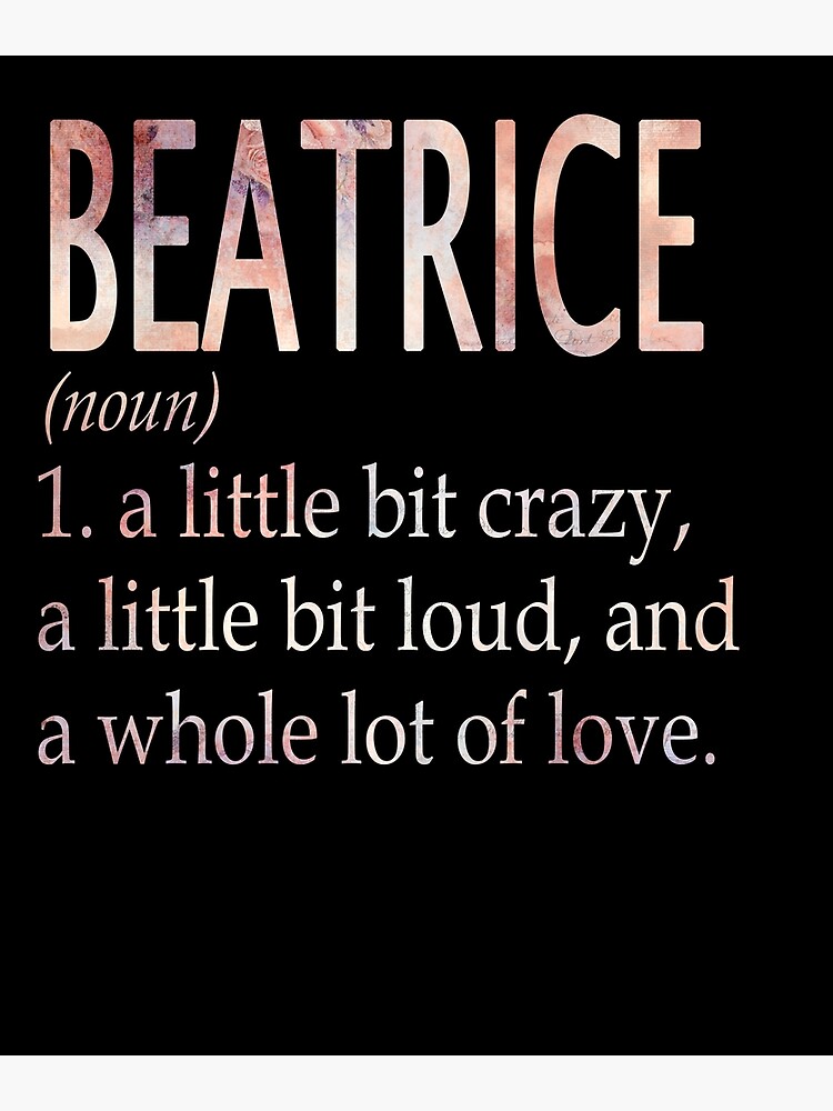 Beatrice Girl Name Definition