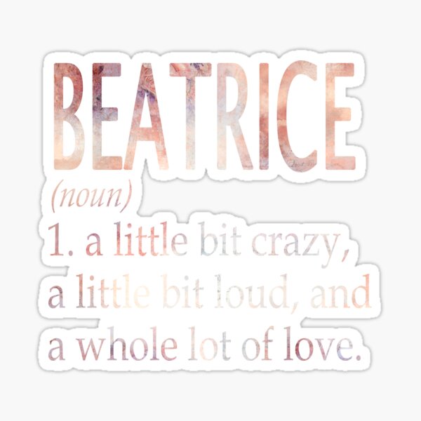 Beatrice Girl Name Definition