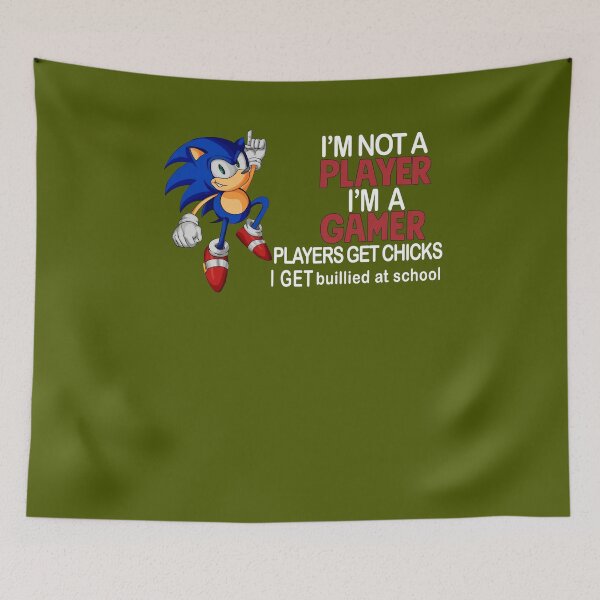 Item preview, Im Not A Player Im A Gamer Players Get Chicks I Get Bullied at School Kids designed and sold by marsacdurkesd.