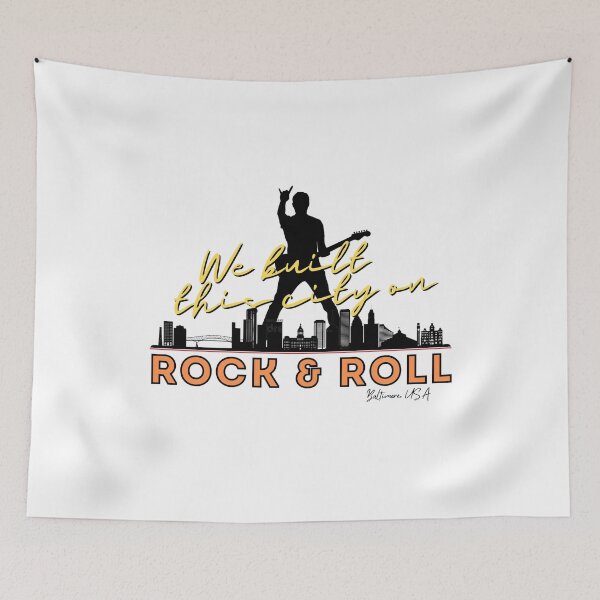 Item preview, We Built this City - Baltimore, Yellow designed and sold by Mean-Musician.