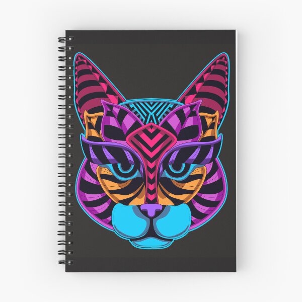 Item preview, colorful cat face t-shirt designed and sold by satya881.