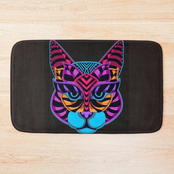 Item preview, colorful cat face t-shirt designed and sold by satya881.