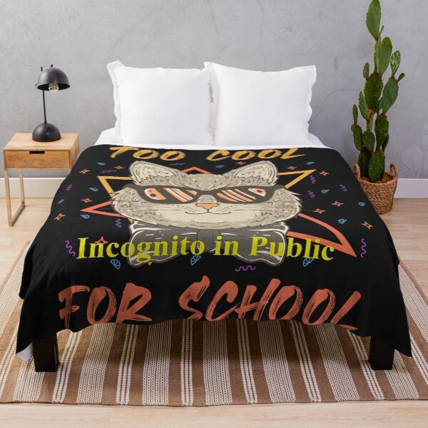 Item preview, Too Cool for School Incognito Cat designed and sold by LeJeuneGifts.