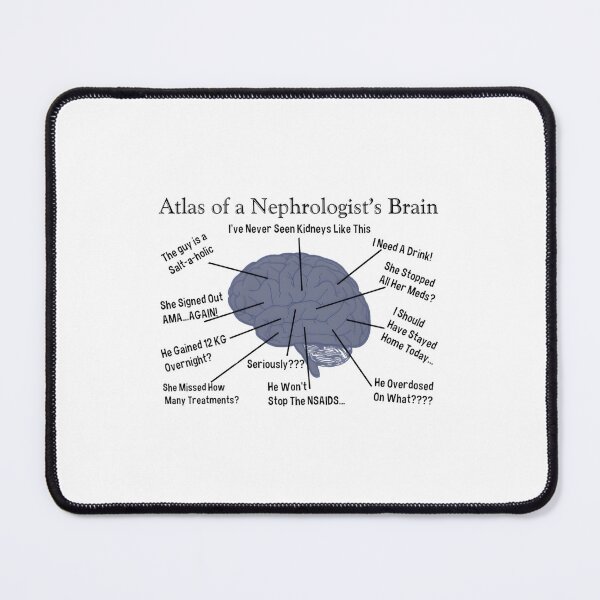 Item preview, Atlas of a Nephrologist&x27;s Brain Classic designed and sold by morangekinsuz.