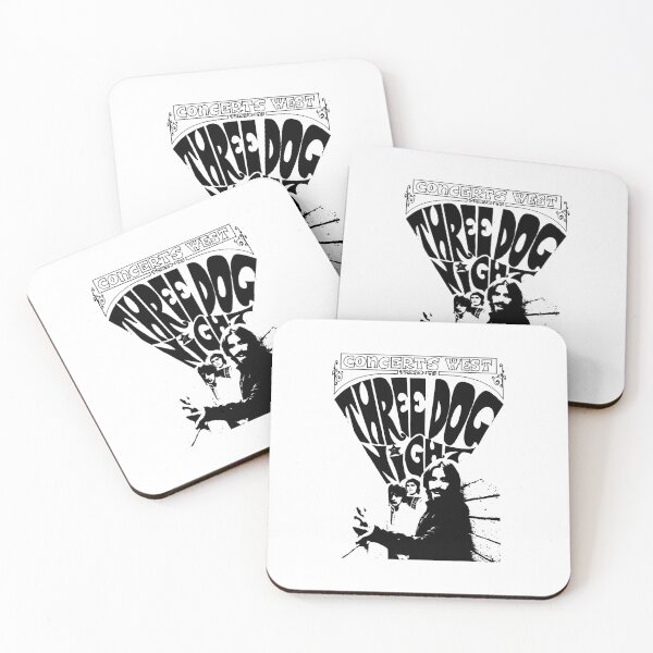Item preview, Three Concert Dog Poster The Black Stencil  designed and sold by NathanHelms1.