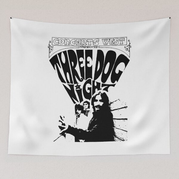 Item preview, Three Concert Dog Poster The Black Stencil  designed and sold by NathanHelms1.
