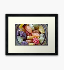 Heller & Strauss Tutti Frutti Fruit Flavored Candies - Made In Germany Framed Print