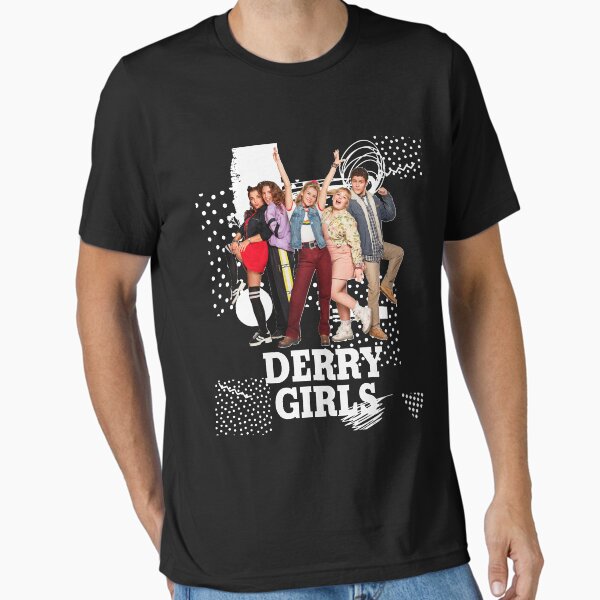 Vista previa del artículo con la obra «Derry Girls», diseñado y vendido por QuinaCobbs.