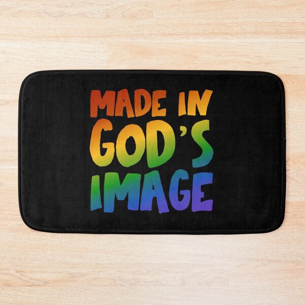 Item preview, "Made in God's image" - Christians for Justice (rainbow)  designed and sold by Ofeefee.