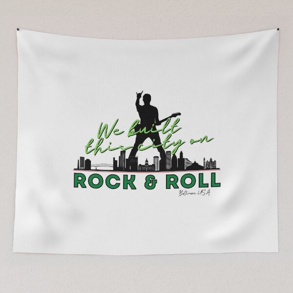 Item preview, We Built this City - Baltimore, Green designed and sold by Mean-Musician.