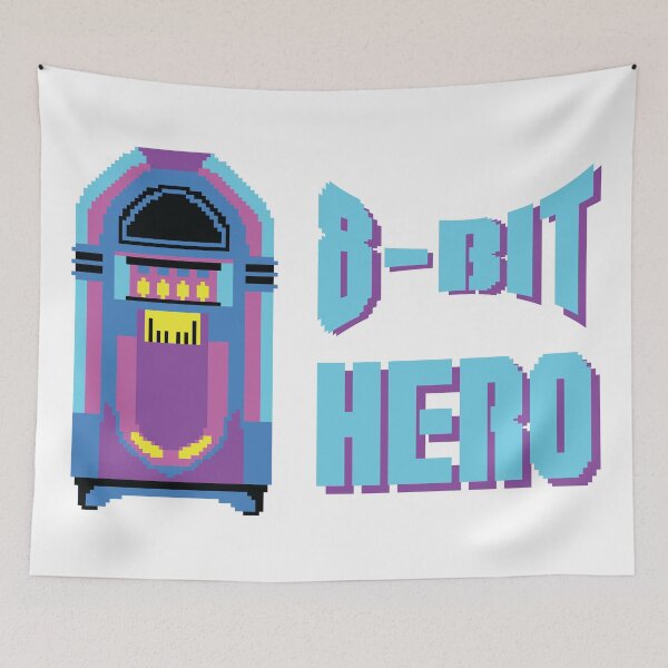 Item preview, 8-BIT HERO - 80's Jukebox designed and sold by raymondvestal.