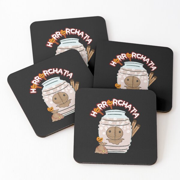 Item preview, Funny Horrorchata Latino Scary Burlap Candy Horchata Horror Inspired Halloween Rice Drink Iced Coffee Spooky Season designed and sold by Francielandia.