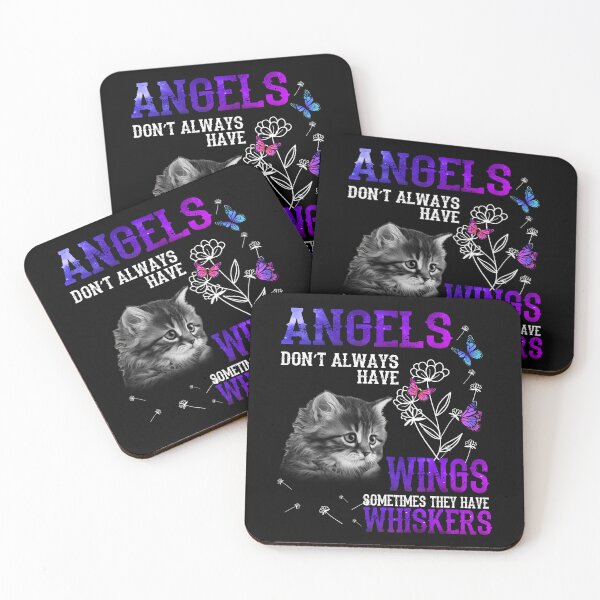 Item preview, Angels Don't Always Have Wings Sometimes They Have Whiskers. designed and sold by Brenisha Hollis.