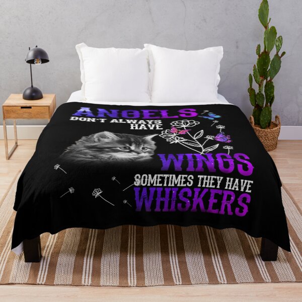 Item preview, Angels Don't Always Have Wings Sometimes They Have Whiskers. designed and sold by Brenisha Hollis.