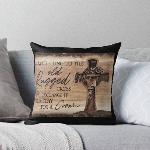 Item preview, I Will Cling To The Old Rugged Cross And Exchange It Someday For A Crown Jesus designed and sold by HarveyHF.
