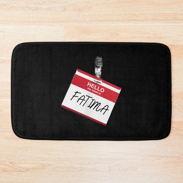 Item preview, Hello My Name Is FATIMA Funny Halloween Name Tag Custome designed and sold by Stephenbaile.