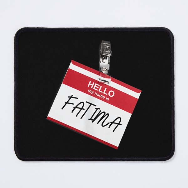Item preview, Hello My Name Is FATIMA Funny Halloween Name Tag Custome designed and sold by Stephenbaile.