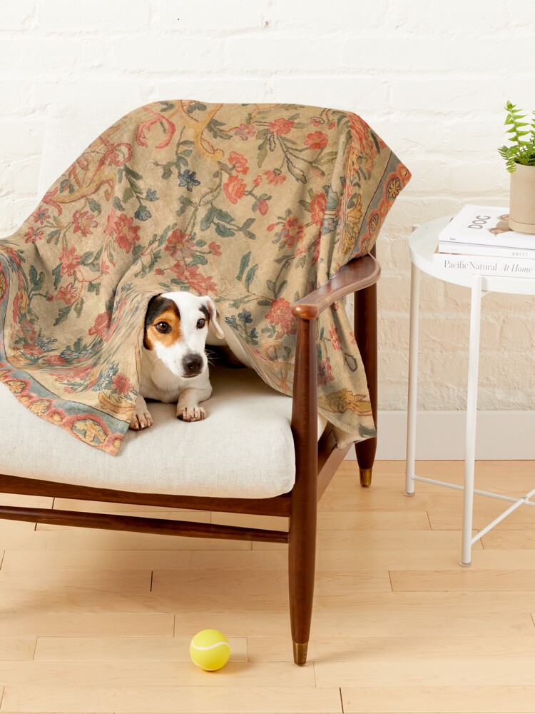 Alternate view of Antique French Savonnerie Rug Print Pet Blanket