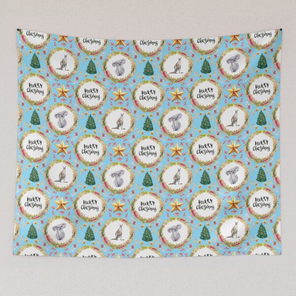 Item preview, Merry Christmas - An Australian Christmas Print designed and sold by Annalee Beer.