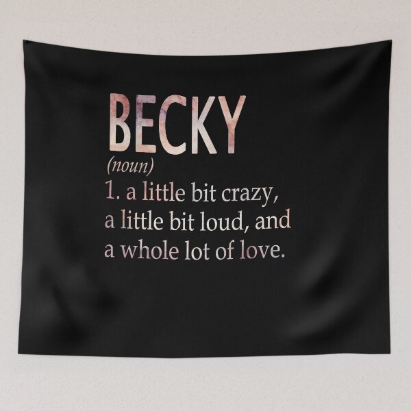 Item preview, Becky Girl Name Definition designed and sold by Alexmdast.