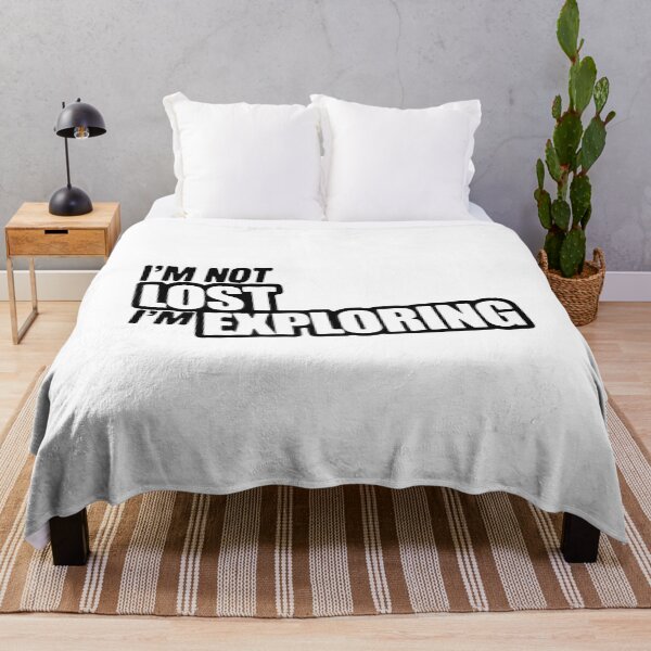 Item preview, I'm Not Lost I'm Exploring Funny Saying designed and sold by RhysDonald1.