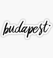 budapest Sticker