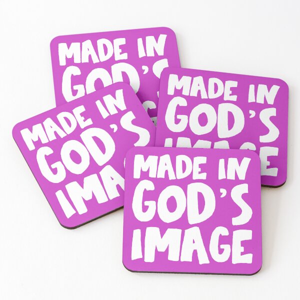 Item preview, "Made in God's image" - Christians for Justice (white)  designed and sold by Ofeefee.